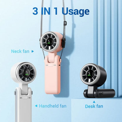 🌬️ VENTILATEUR PORTABLE RECHARGEABLE PREMIUM