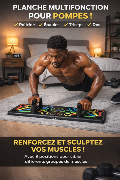 🏋️ PLAN CHE DE POMPES MULTIFONCTION – SYSTÈME 4 EN 1