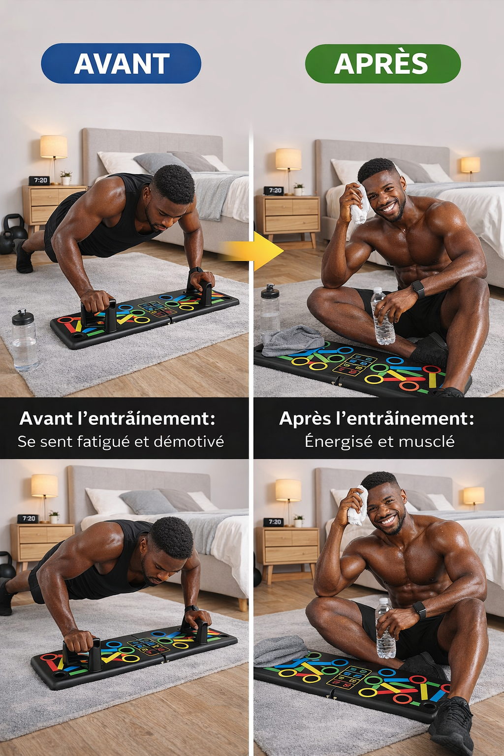 🏋️ PLAN CHE DE POMPES MULTIFONCTION – SYSTÈME 4 EN 1