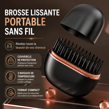 ✨ BROSSE LISSANTE PORTABLE 2-EN-1