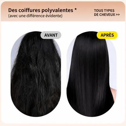 ✨ BROSSE LISSANTE PORTABLE 2-EN-1